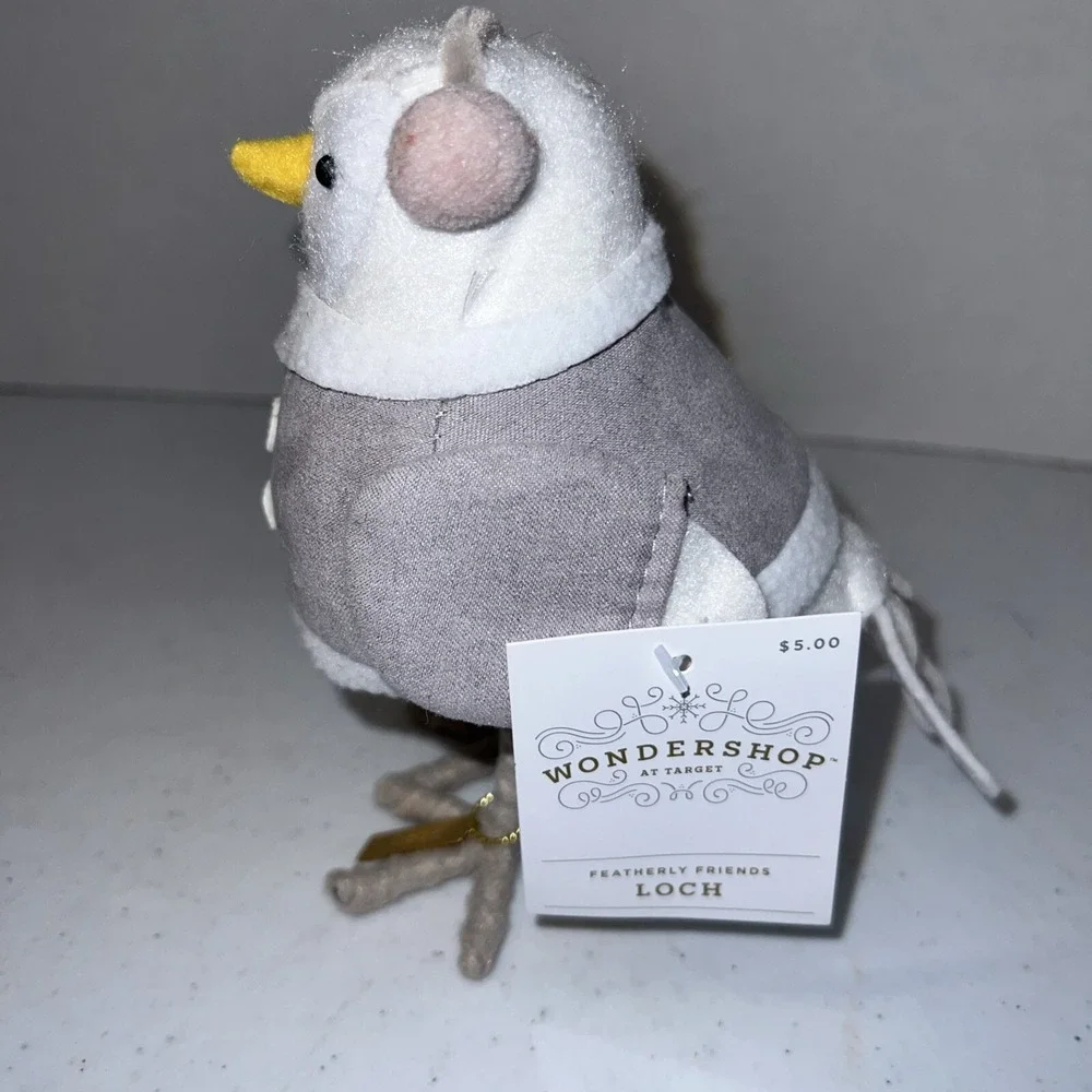 Target Christmas Wondershop Featherly Friends LOCH Fabric Bird 2023 Rare